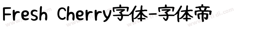 Fresh Cherry字体字体转换